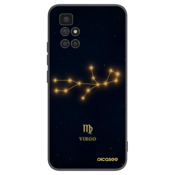 Picasee silikonowe czarne etui na Xiaomi Redmi 10 - VIRGO