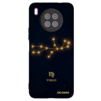 Picasee silikonowe czarne etui na Huawei Nova 8i - VIRGO