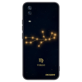 Picasee silikonowe czarne etui na Vivo Y11s - VIRGO