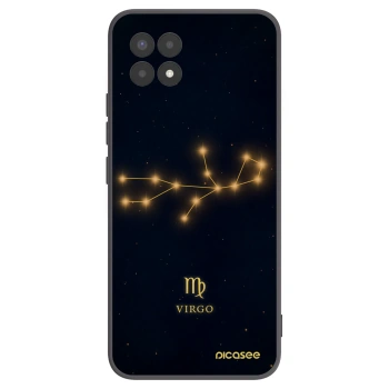 Picasee silikonowe czarne etui na Realme 8i - VIRGO