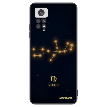 Picasee silikonowe czarne etui na Xiaomi Redmi Note 11 - VIRGO