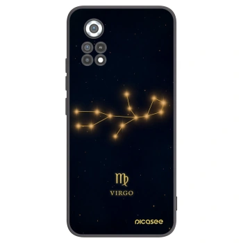Picasee silikonowe czarne etui na Xiaomi Poco X4 Pro 5G - VIRGO