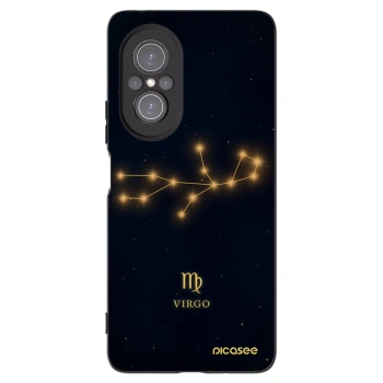 Picasee silikonowe czarne etui na Huawei Nova 9 SE - VIRGO