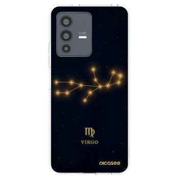 Picasee silikonowe przeźroczyste etui na Vivo V23 5G - VIRGO