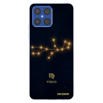 Picasee silikonowe przeźroczyste etui na Honor X8 4G - VIRGO