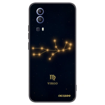 Picasee silikonowe czarne etui na Vivo Y52 5G - VIRGO