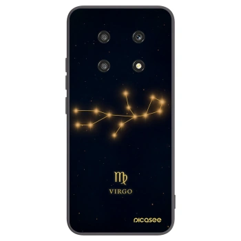 Picasee silikonowe czarne etui na Honor Magic4 Lite 5G - VIRGO
