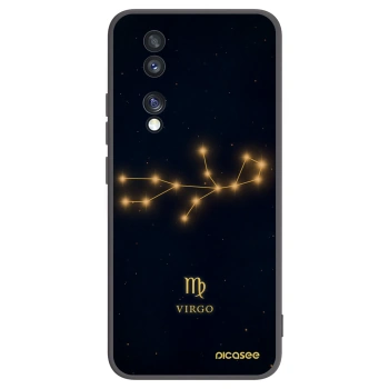 Picasee silikonowe czarne etui na Honor 70 - VIRGO