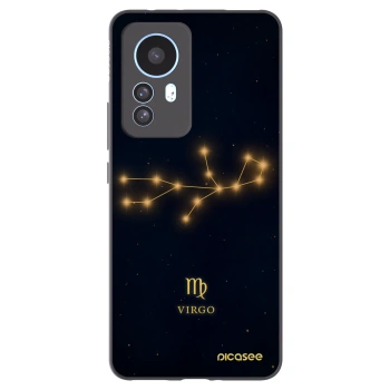 Picasee silikonowe czarne etui na Xiaomi 12T Pro - VIRGO