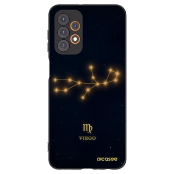 Picasee silikonowe czarne etui na Samsung Galaxy A23 A236B 5G - VIRGO