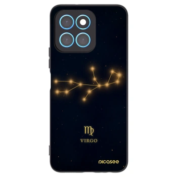 Picasee silikonowe czarne etui na Honor X6 - VIRGO