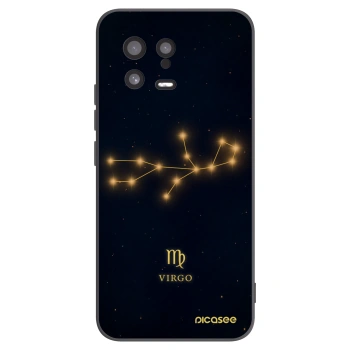 Picasee silikonowe czarne etui na Xiaomi 13 - VIRGO