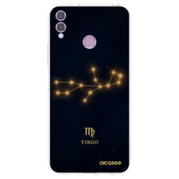Picasee silikonowe przeźroczyste etui na Honor 8X - VIRGO