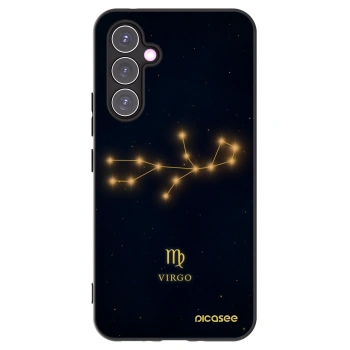 Picasee silikonowe czarne etui na Samsung Galaxy A54 5G A546B - VIRGO