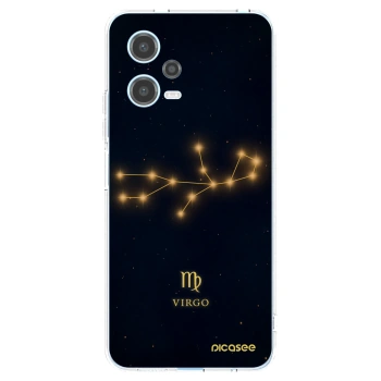 Picasee silikonowe przeźroczyste etui na Xiaomi Redmi Note 12 5G - VIRGO