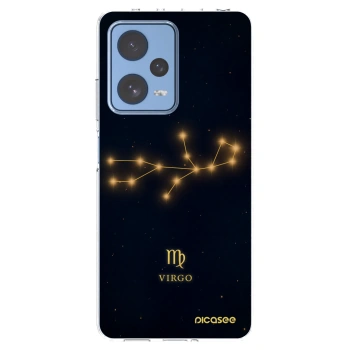 Picasee silikonowe przeźroczyste etui na Xiaomi Redmi Note 12 Pro 5G - VIRGO