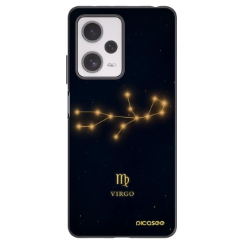 Picasee silikonowe czarne etui na Xiaomi Redmi Note 12 Pro+ 5G - VIRGO