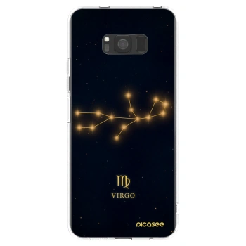 Picasee silikonowe przeźroczyste etui na Samsung Galaxy S8 G950F - VIRGO