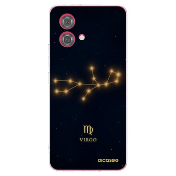 Picasee silikonowe przeźroczyste etui na Motorola Moto G84 5G - VIRGO