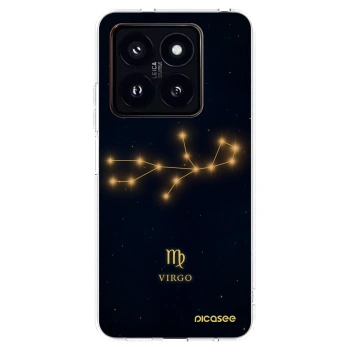 Picasee silikonowe przeźroczyste etui na Xiaomi 14 Pro - VIRGO