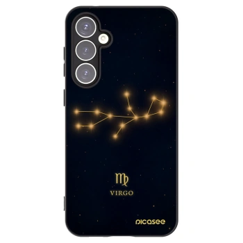 Picasee silikonowe czarne etui na Samsung Galaxy S23 FE S711B - VIRGO