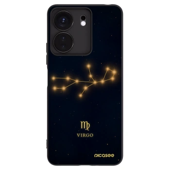 Picasee silikonowe czarne etui na Xiaomi Redmi 13C 4G - VIRGO