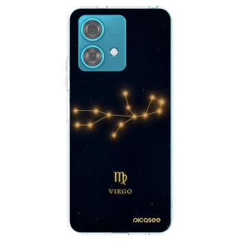 Picasee silikonowe przeźroczyste etui na Motorola Edge 40 Neo - VIRGO