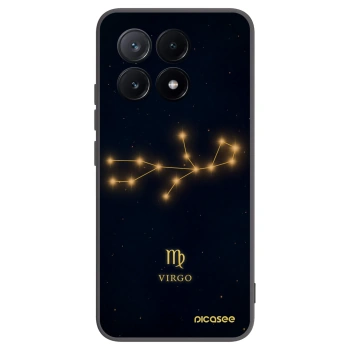 Picasee silikonowe czarne etui na Xiaomi Poco X6 Pro - VIRGO