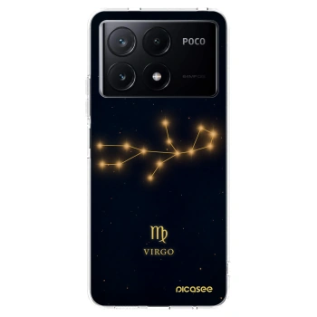 Picasee silikonowe przeźroczyste etui na Xiaomi Poco X6 Pro - VIRGO