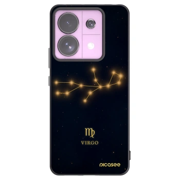 Picasee silikonowe czarne etui na Xiaomi Redmi Note 13 Pro 5G - VIRGO