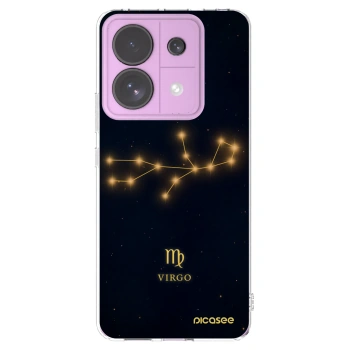 Picasee silikonowe przeźroczyste etui na Xiaomi Redmi Note 13 Pro 5G - VIRGO