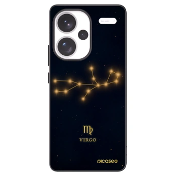 Picasee silikonowe czarne etui na Xiaomi Redmi Note 13 Pro+ 5G - VIRGO