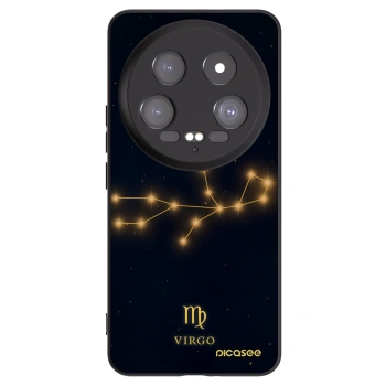 Picasee silikonowe czarne etui na Xiaomi 14 Ultra - VIRGO