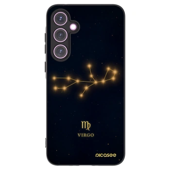 Picasee silikonowe czarne etui na Samsung Galaxy A35 5G A356B - VIRGO