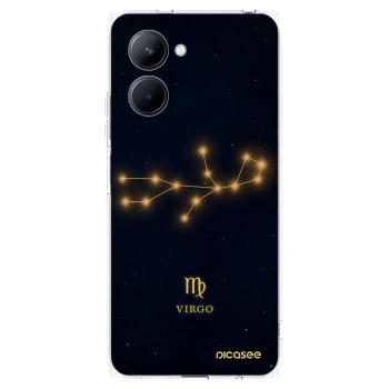 Picasee silikonowe przeźroczyste etui na Realme C33 (2023) - VIRGO