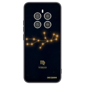 Picasee silikonowe czarne etui na Realme 12 Pro 5G - VIRGO