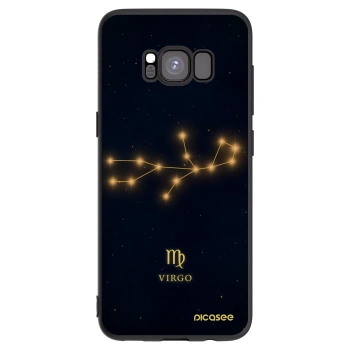 Picasee silikonowe czarne etui na Samsung Galaxy S8 G950F - VIRGO