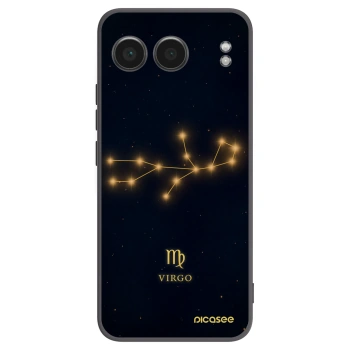 Picasee silikonowe czarne etui na OnePlus Nord 4 - VIRGO