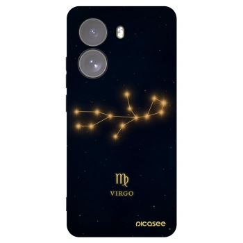 Picasee silikonowe czarne etui na Xiaomi Poco X7 - VIRGO