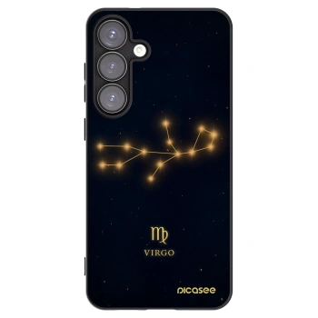 Picasee silikonowe czarne etui na Samsung Galaxy S25+ 5G - VIRGO
