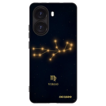 Picasee silikonowe czarne etui na Xiaomi Poco X7 Pro 5G - VIRGO