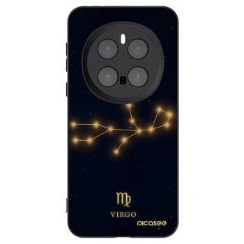 Picasee silikonowe czarne etui na Honor Magic7 Pro 5G - VIRGO