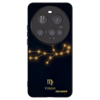 Picasee silikonowe czarne etui na Xiaomi 15 Ultra - VIRGO