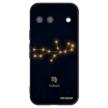 Picasee silikonowe czarne etui na Google Pixel 9 - VIRGO