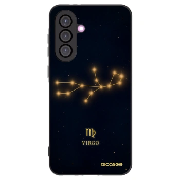 Picasee silikonowe czarne etui na Samsung Galaxy A36 5G - VIRGO