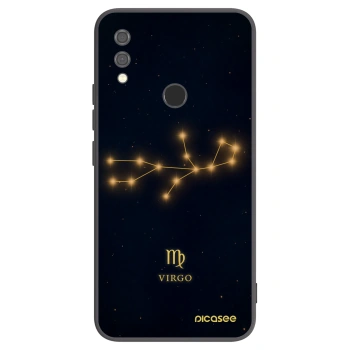 Picasee silikonowe czarne etui na Xiaomi Redmi Note 7 - VIRGO