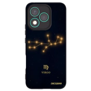 Picasee silikonowe czarne etui na Honor 400 Lite 5G - VIRGO