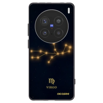 Picasee silikonowe czarne etui na Vivo X200 Pro - VIRGO