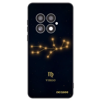 Picasee silikonowe czarne etui na OnePlus 13 5G - VIRGO