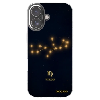 Picasee silikonowe przeźroczyste etui na Apple iPhone 17 - VIRGO